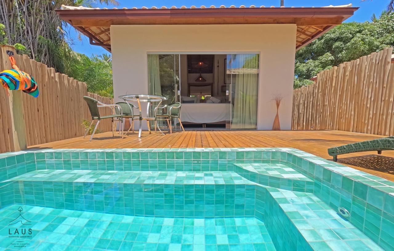 Laus Bangalos Experience - Piscina Privativa - Praia De Algodoes - Peninsula De Marau - Bahia Praia dos Algodoes Ngoại thất bức ảnh