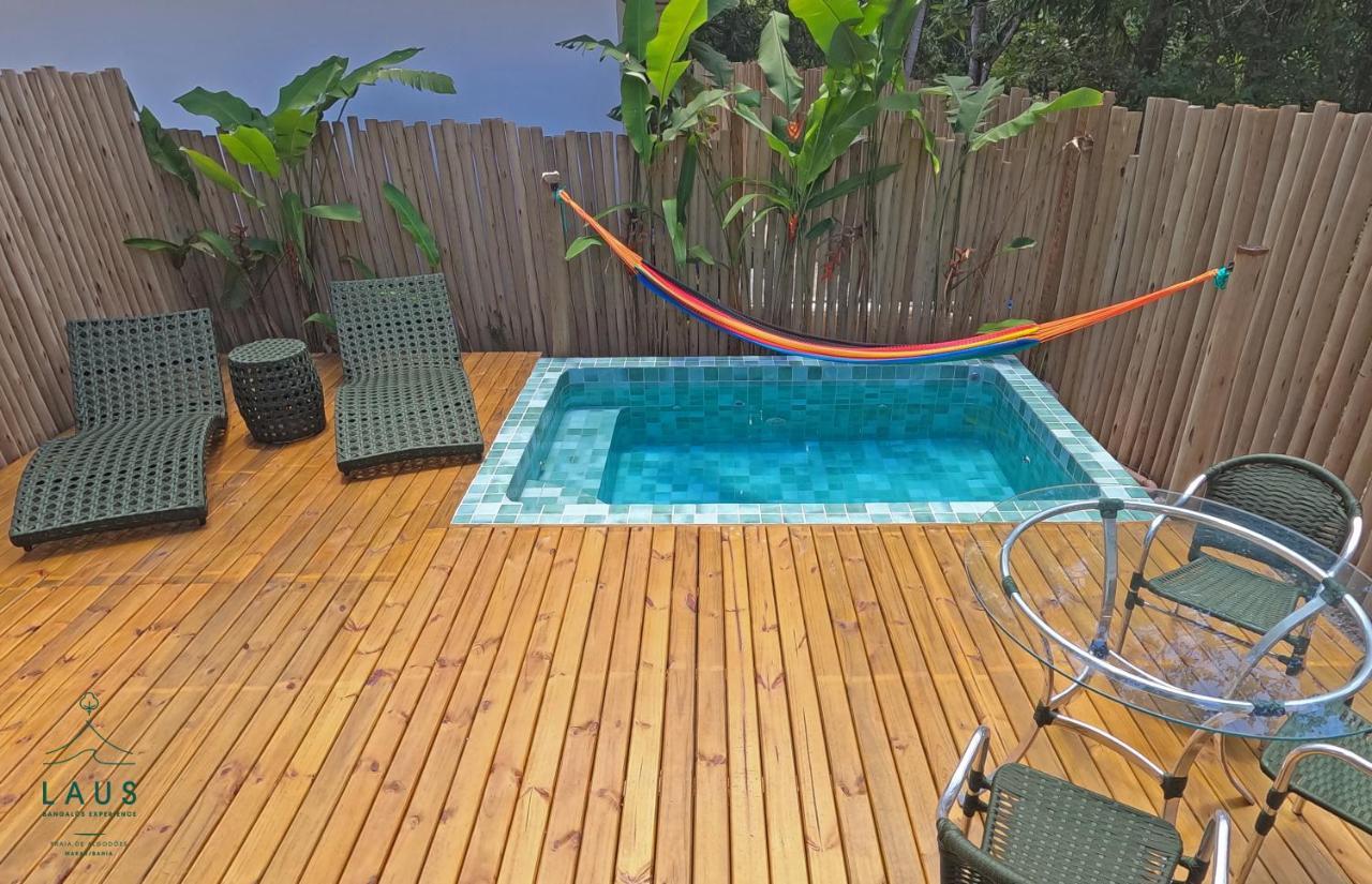Laus Bangalos Experience - Piscina Privativa - Praia De Algodoes - Peninsula De Marau - Bahia Praia dos Algodoes Ngoại thất bức ảnh