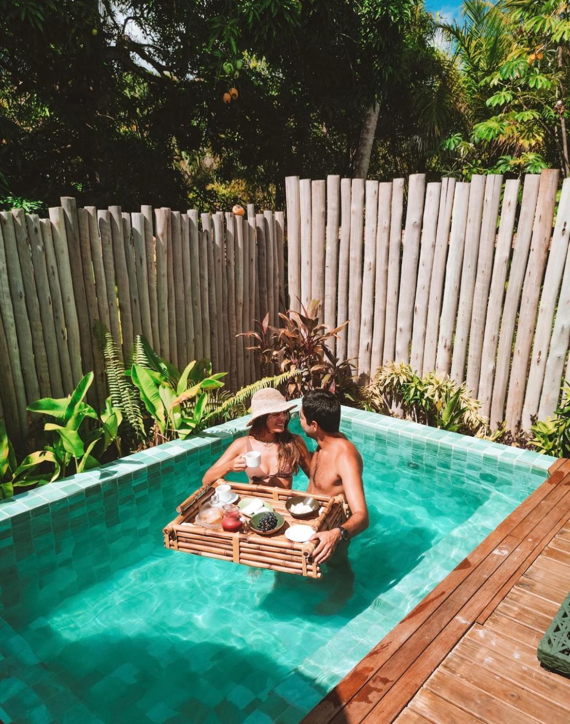 Laus Bangalos Experience - Piscina Privativa - Praia De Algodoes - Peninsula De Marau - Bahia Praia dos Algodoes Ngoại thất bức ảnh